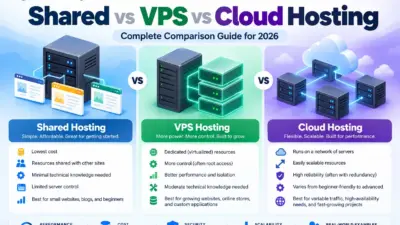Shared vs VPS vs Cloud Hosting Guide